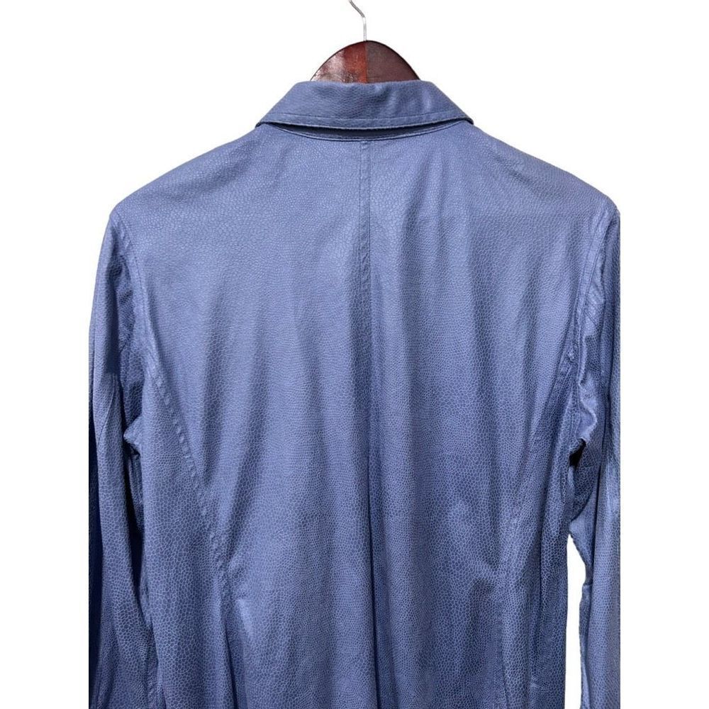 Chico’s Lavender Textured Button Front Casual Off… - image 4